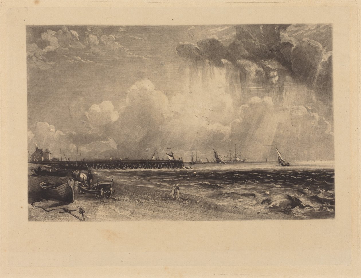 Yarmouth, Norfolk od John Constable