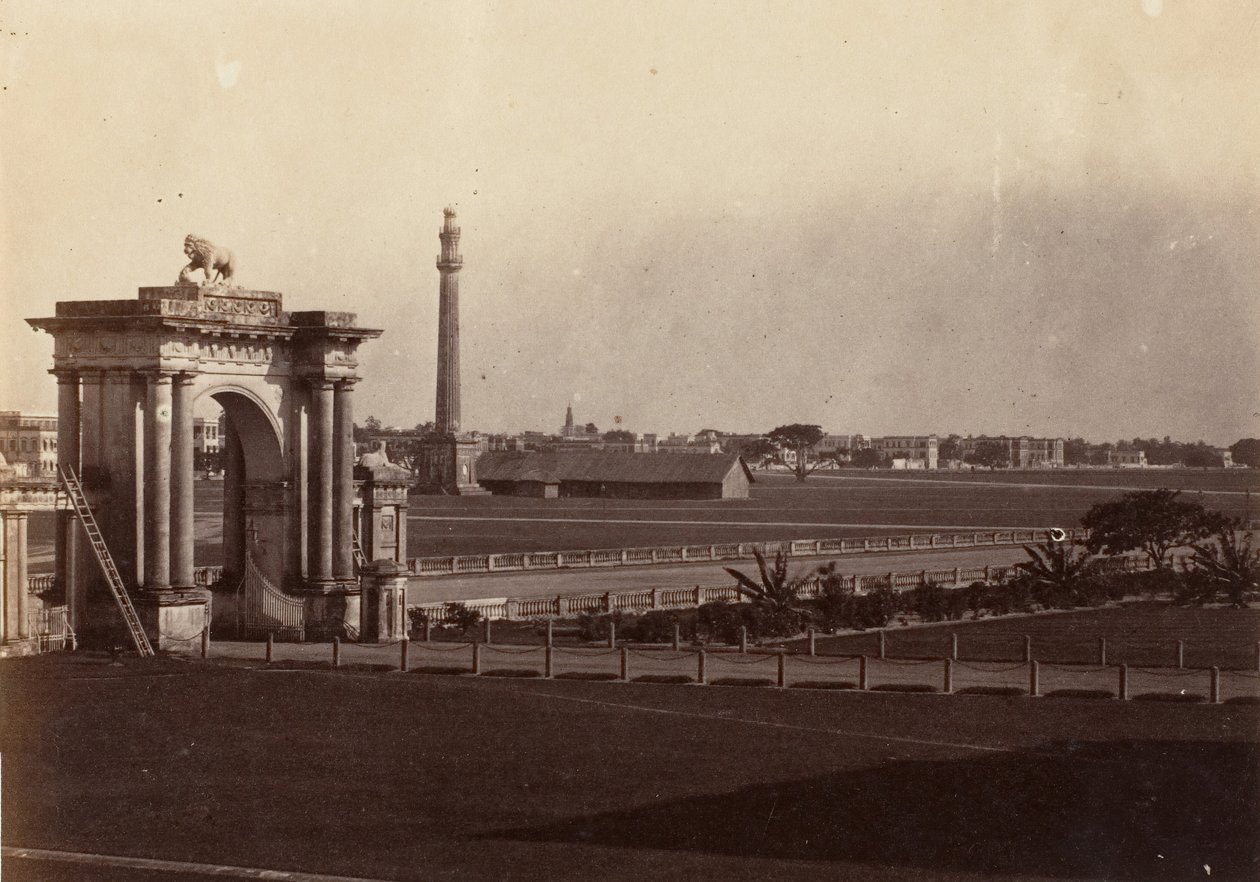 [Pohled na Chowringhee z Government House, Kalkata], 1858-61. od John Constantine Stanley