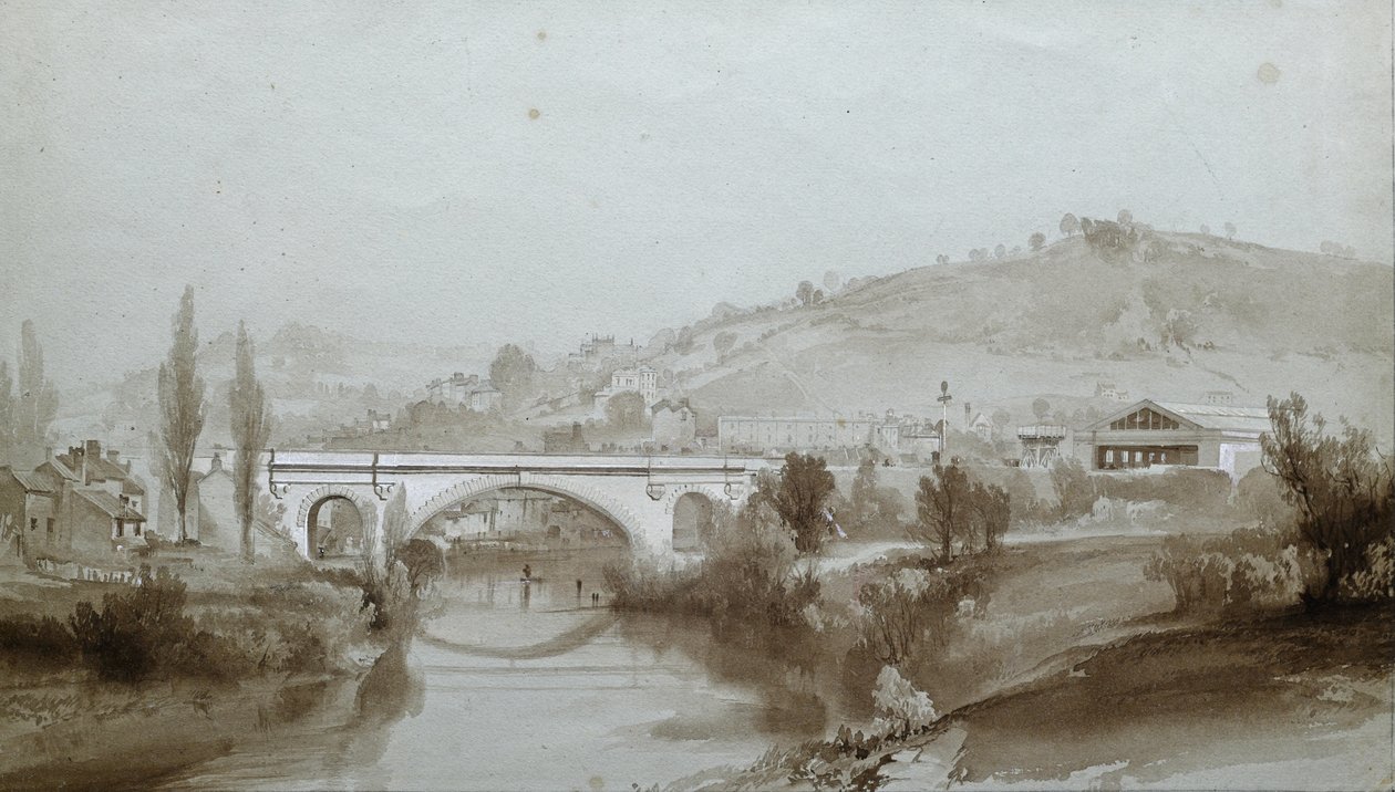 Koupel. Svatojakubský most od John Cooke Bourne