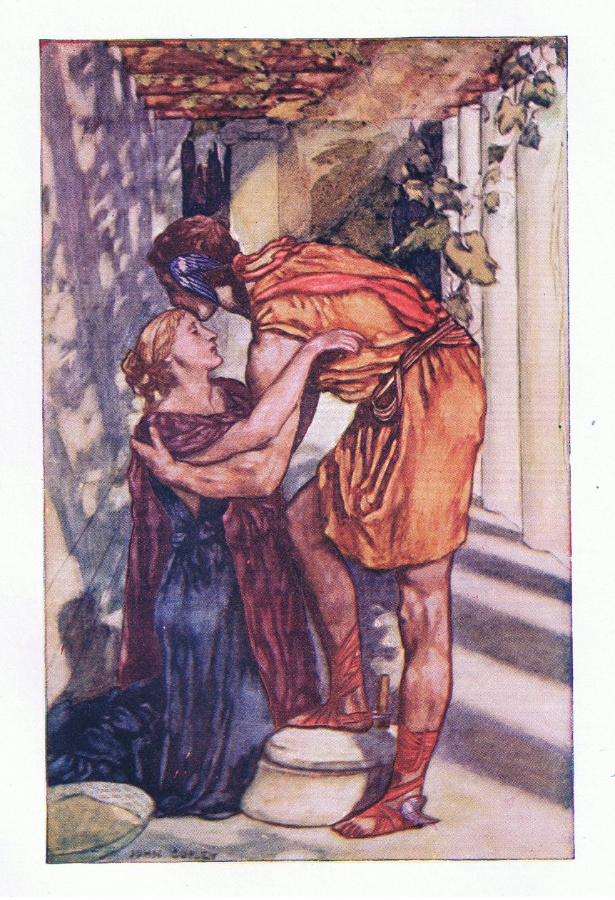 Perseus začal na svém velkém dobrodružství, od Brány do romance vydané nakladatelstvím Thomas Nelson & Sons od John Copley