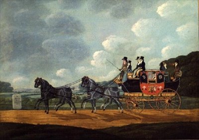 Royal Mail Coach z Londýna do Birminghamu od John Cordrey