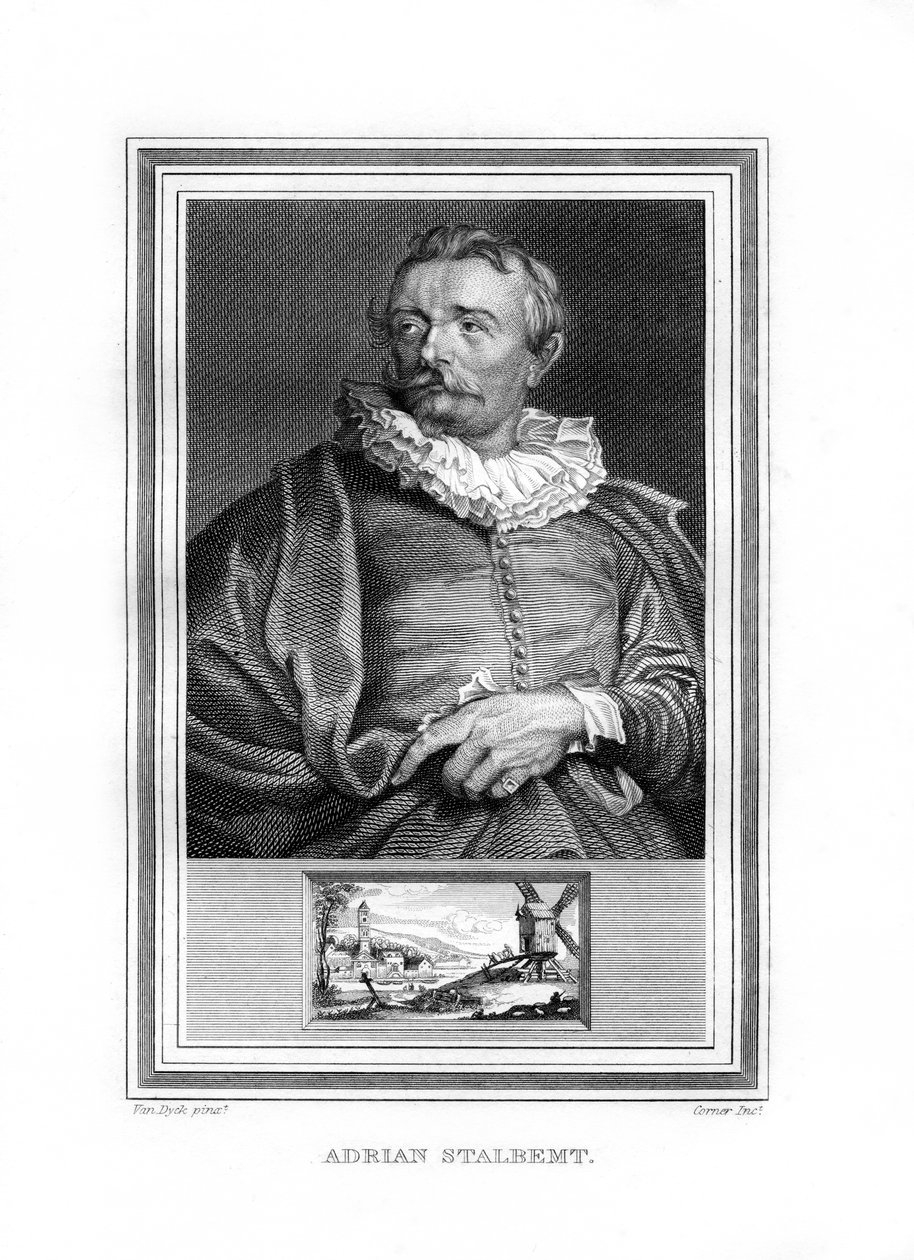Adriaen van Stalbemt, vlámský malíř, 1825. od John Corner
