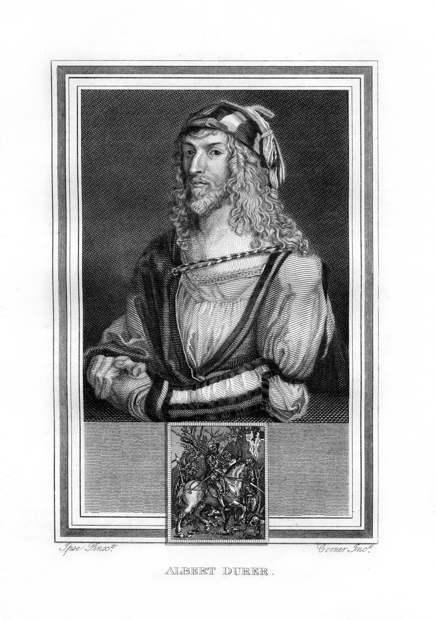 Albert Durer, německý severní renesanční malíř a rytec, 1825. od John Corner