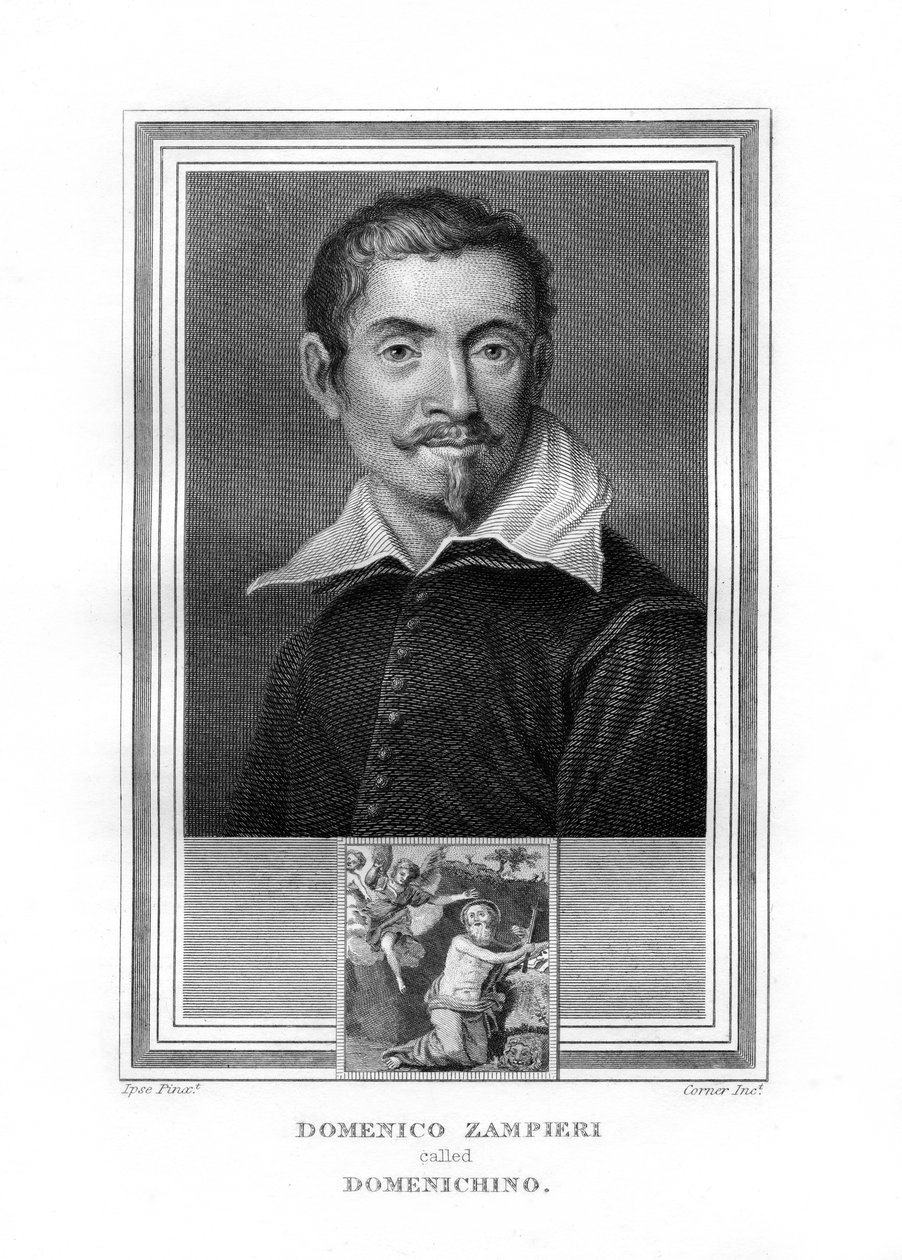 Domenichino, italský barokní malíř, 1825. od John Corner