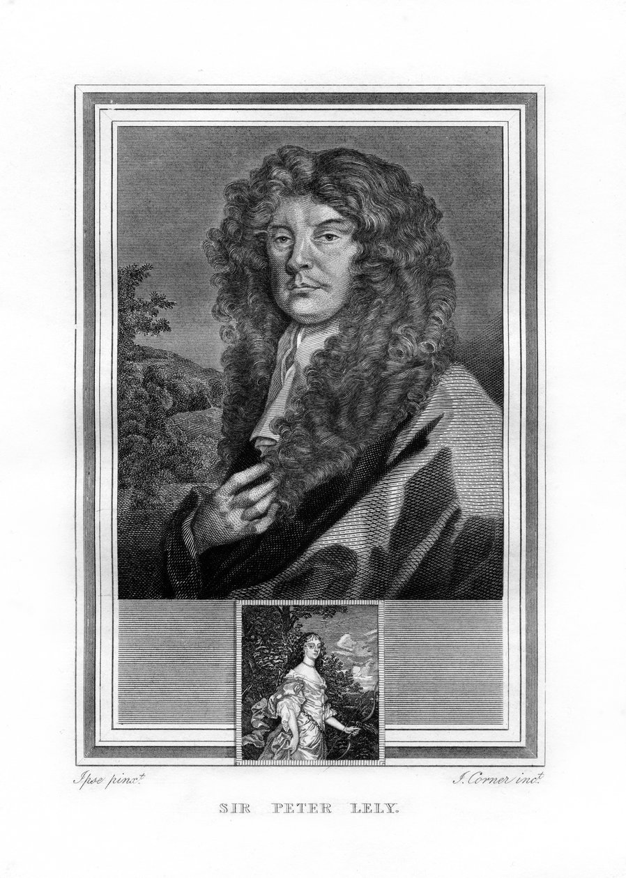 Sir Peter Lely, holandský malíř anglického baroka, 1825. od John Corner