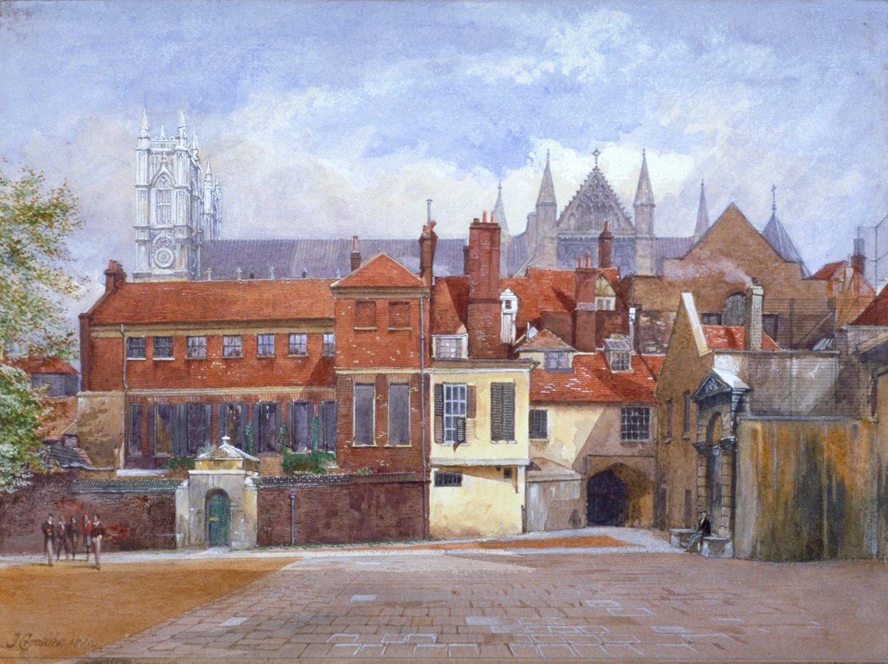 Ashburnham House, Westminster, Londýn, 1880 od John Crowther