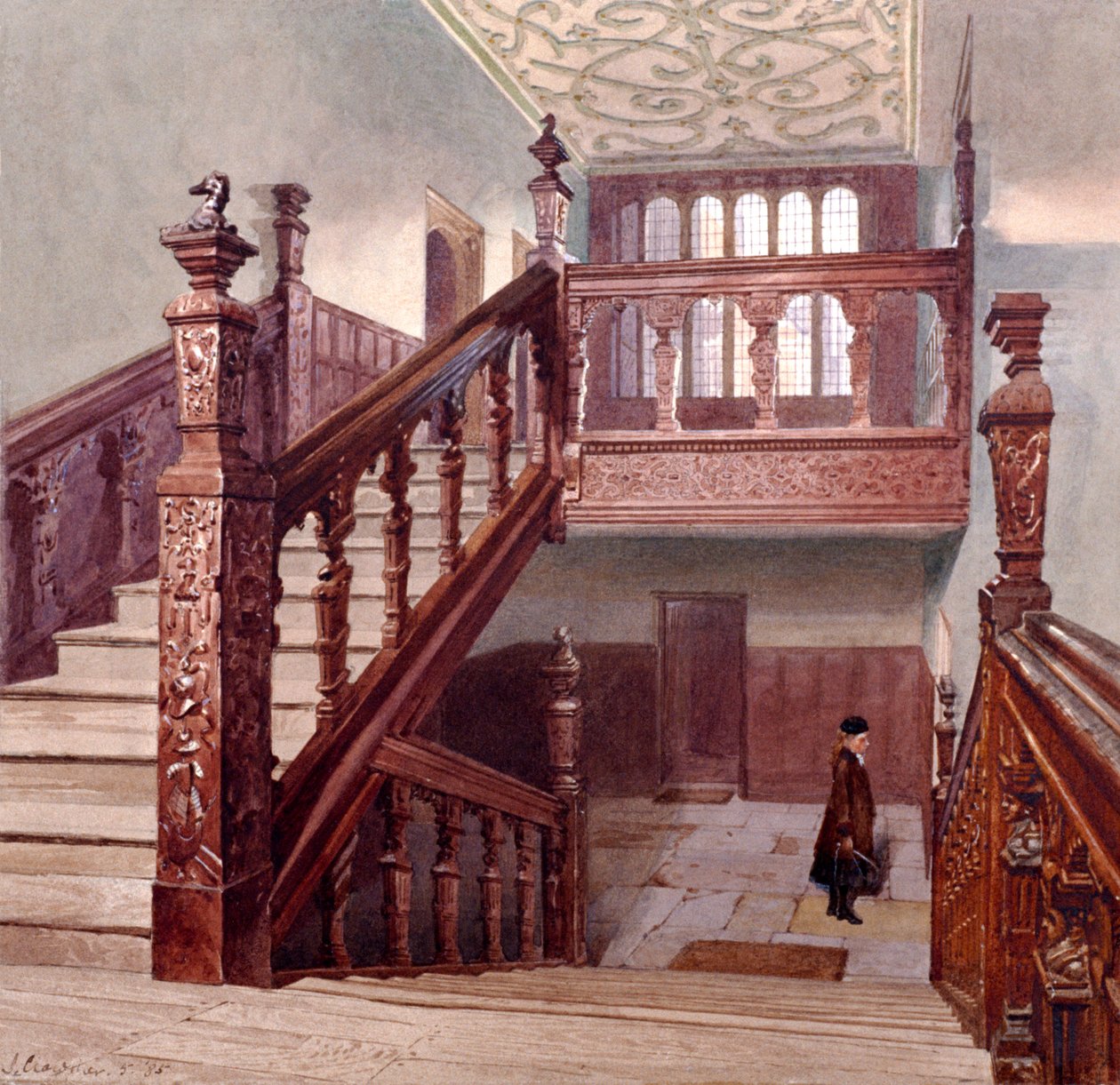 Charterhouse, Londýn, 1885 od John Crowther