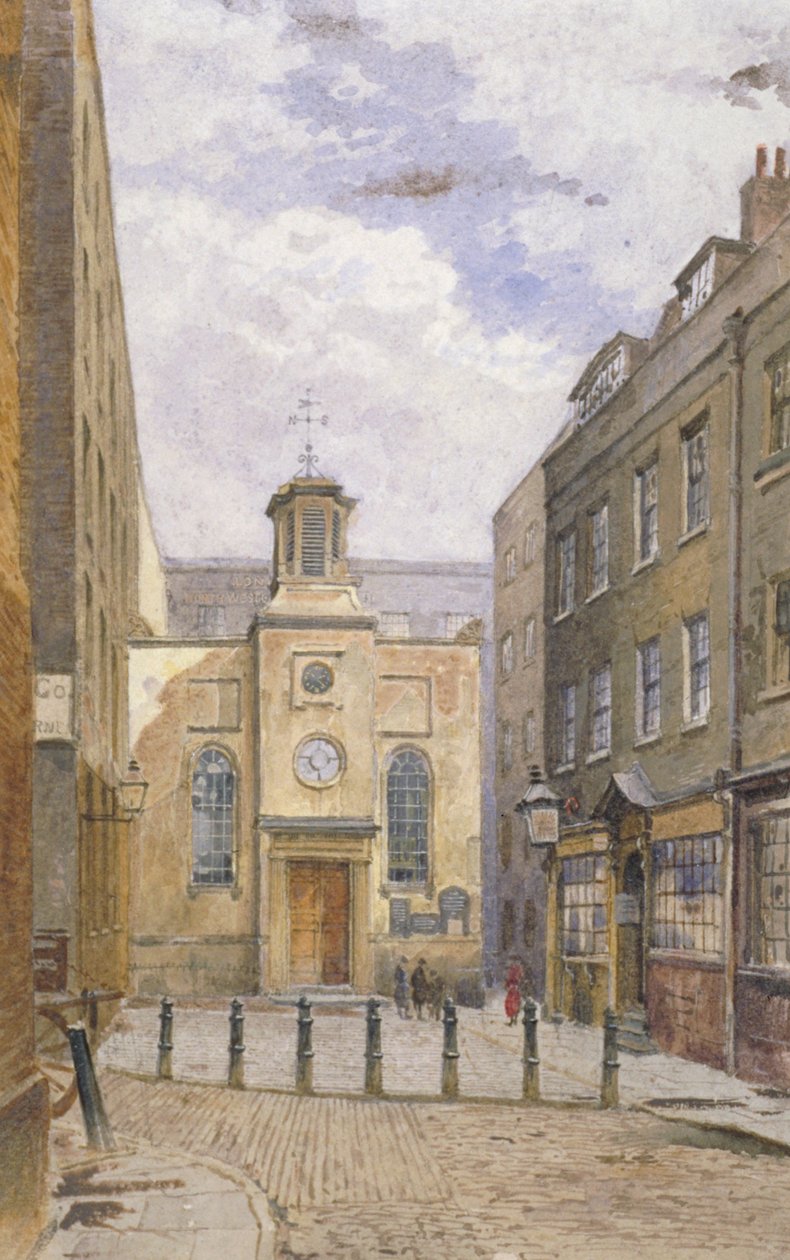 Kostel Nejsvětější Trojice, Minories, Londýn, c1881 od John Crowther