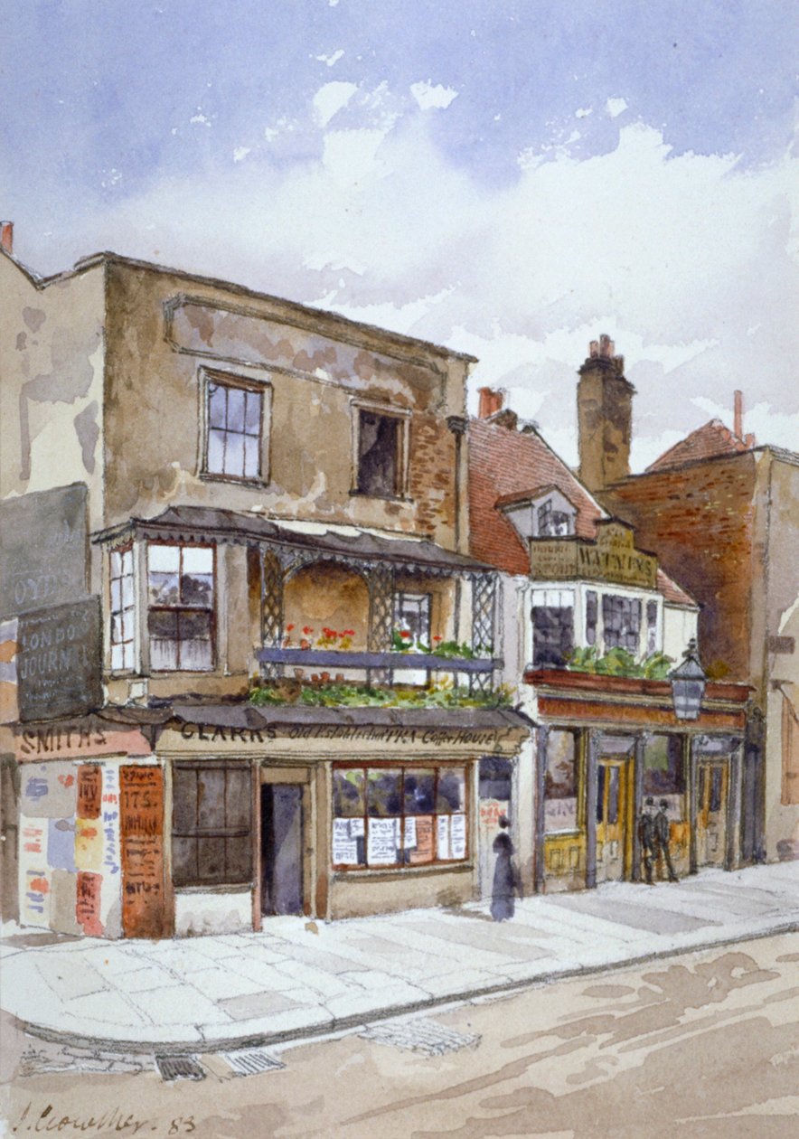 Roh Cheyne Walk a Lawrence Street, Chelsea, Londýn, 1883 od John Crowther
