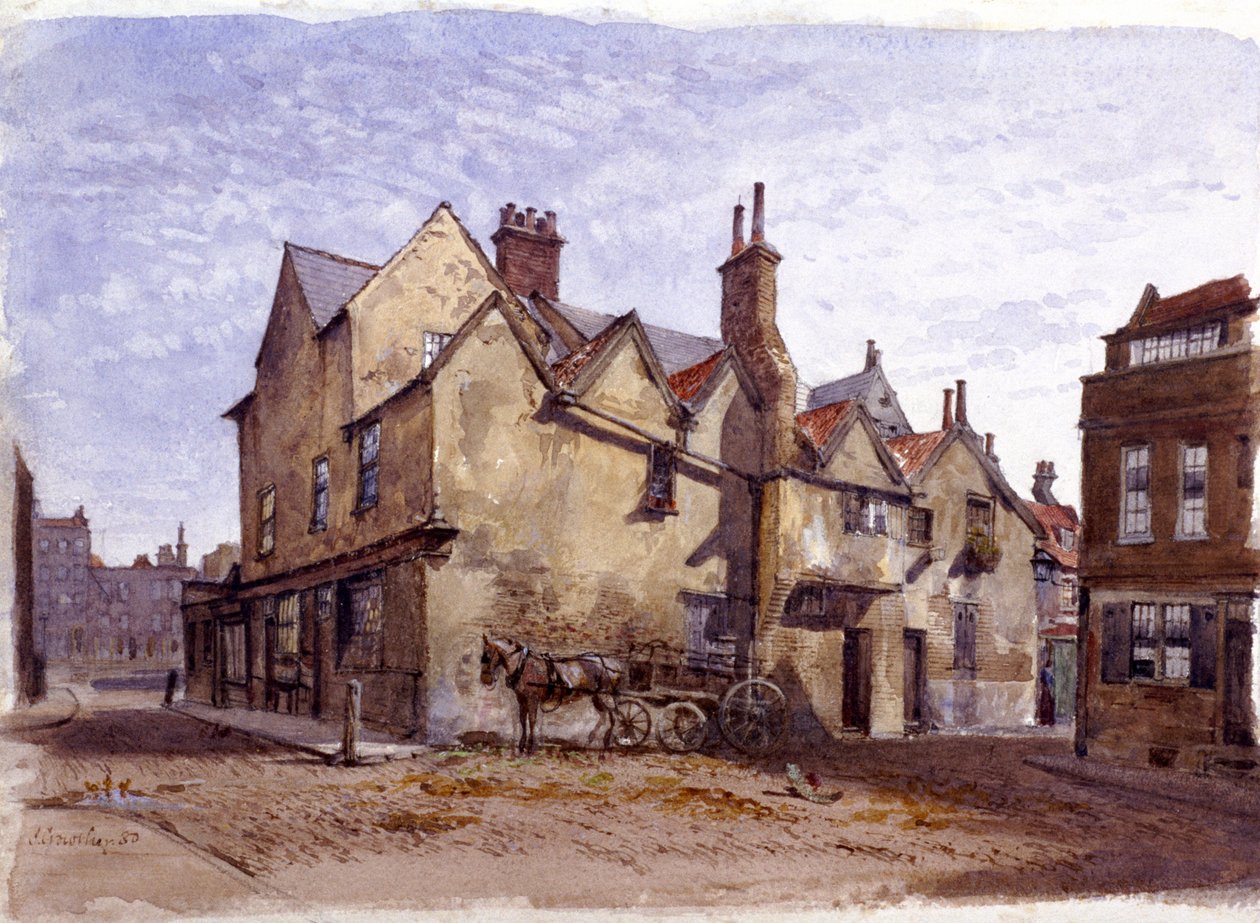 Cromwell House, Smithfield, Londýn, 1880 od John Crowther