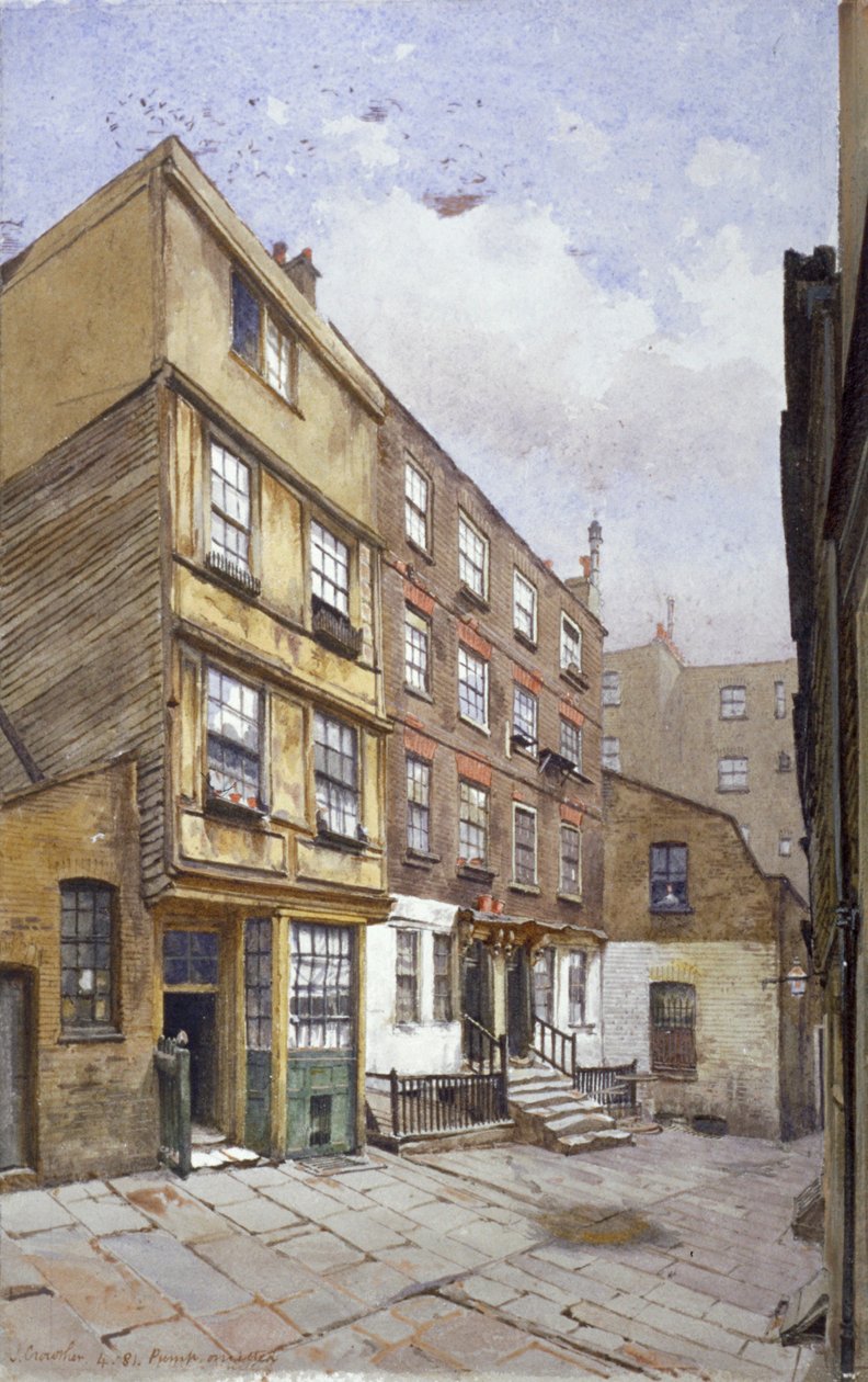 Crown Court, Chancery Lane, Londýn, 1881 od John Crowther