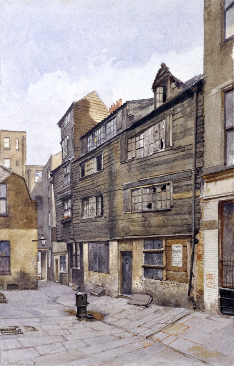 Crown Court, Chancery Lane, Londýn, 1881 od John Crowther