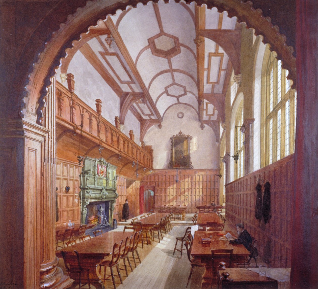 Great Hall, Charterhouse, Londýn, 1885 od John Crowther