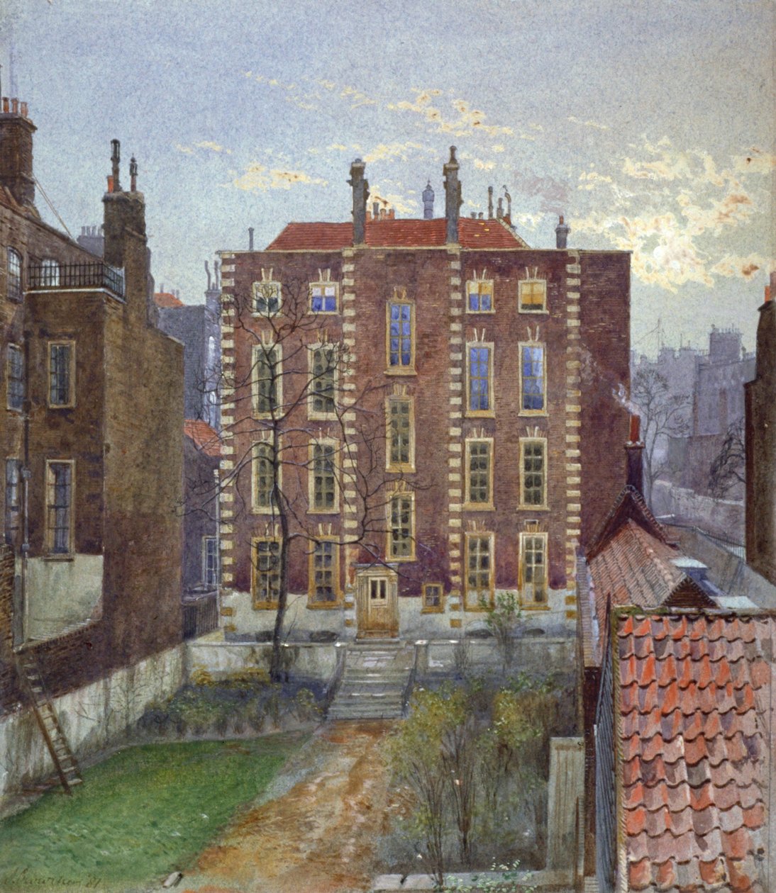 Dům na Austin Friars Street, City of London, 1881 od John Crowther