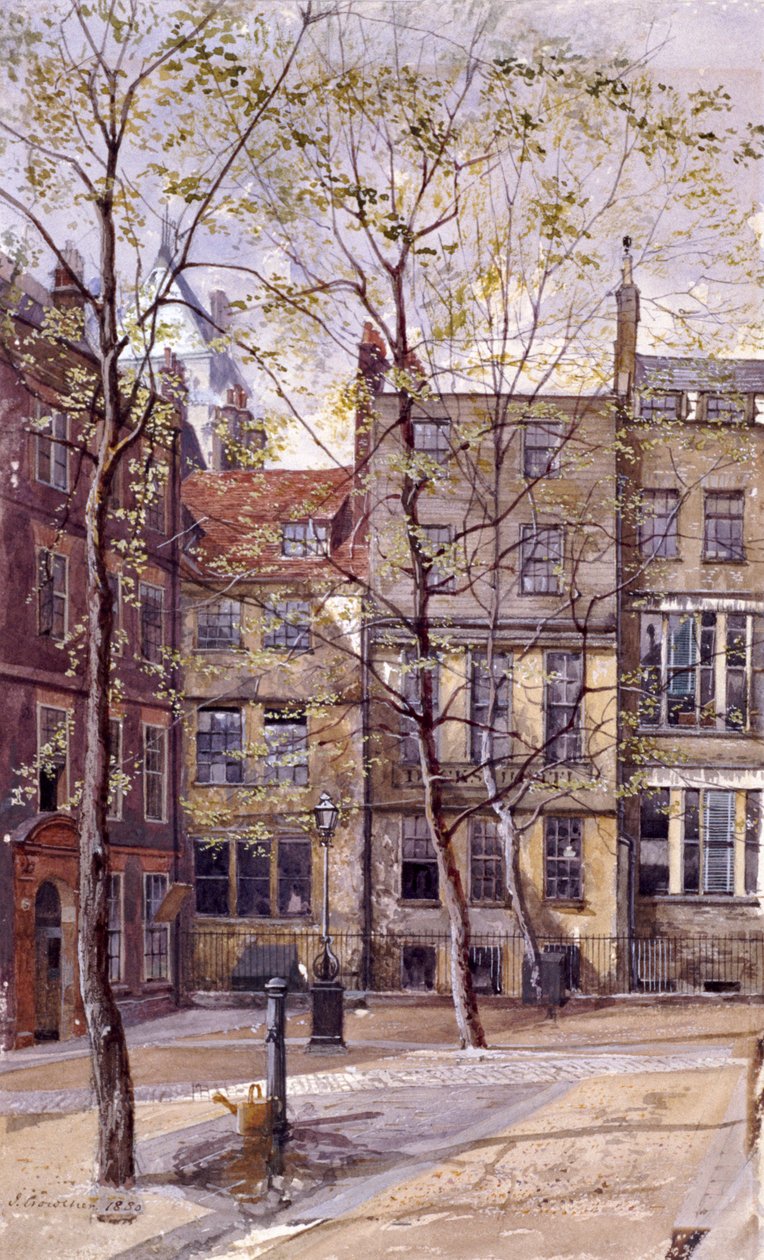 Inner Temple, Londýn, 1880 od John Crowther