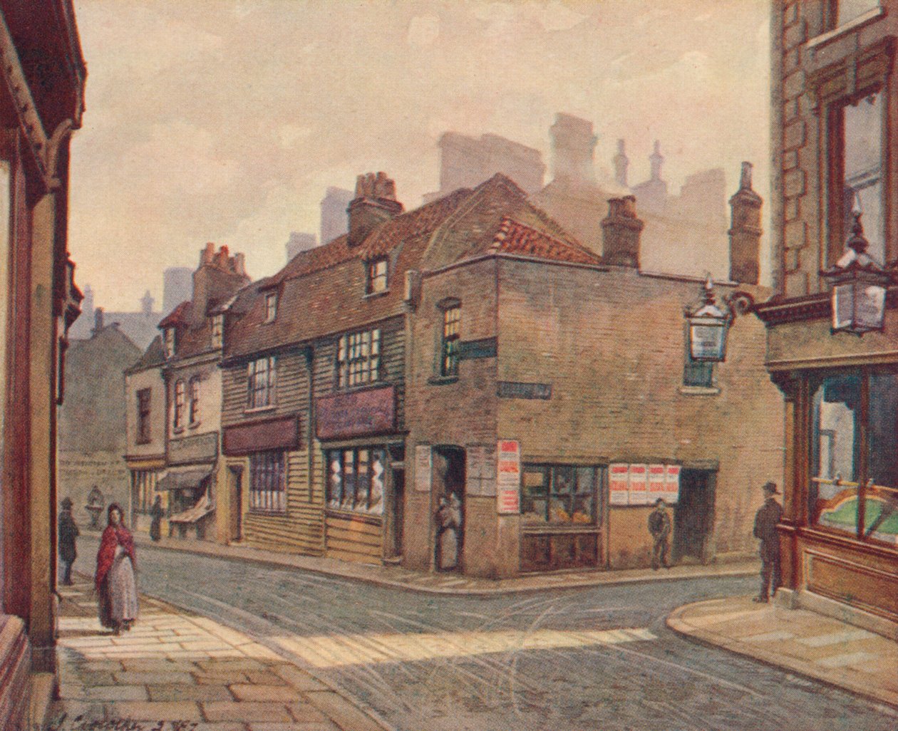 Staré domy ve Snowfields, Bermondsey, 1887 1926 od John Crowther