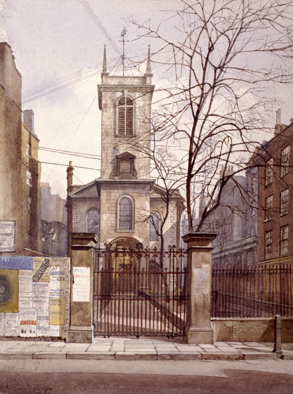 St Olave Jewry, Londýn, 1887 od John Crowther