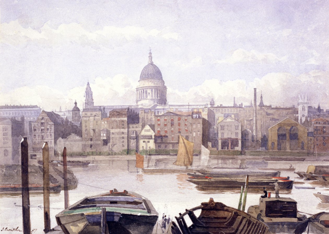 Katedrála svatého Pavla, Londýn, 1887 od John Crowther