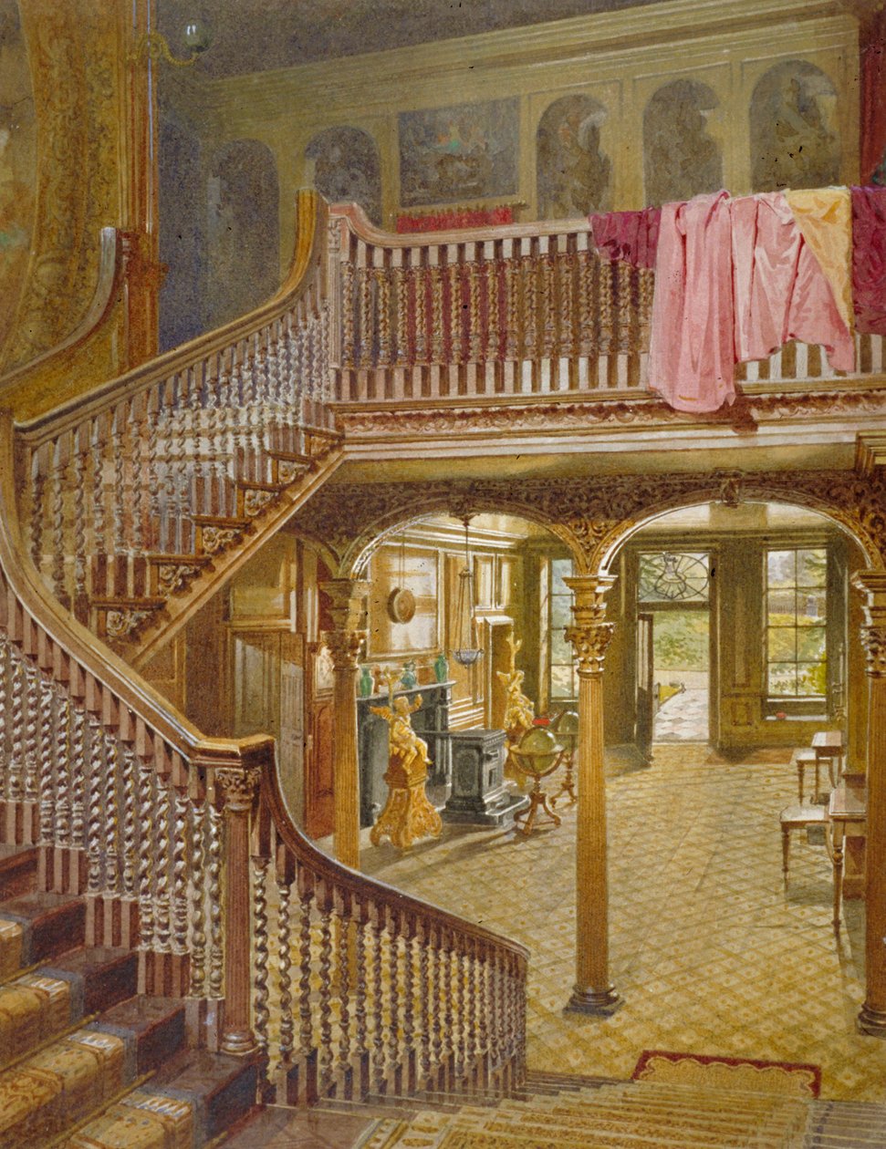 Schodiště ve Wandsworth Manor House, St John