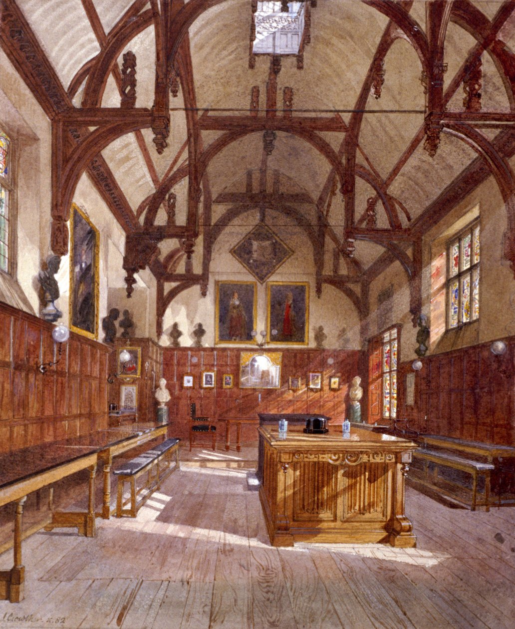 Hala Staple Inn, Londýn, 1882 od John Crowther