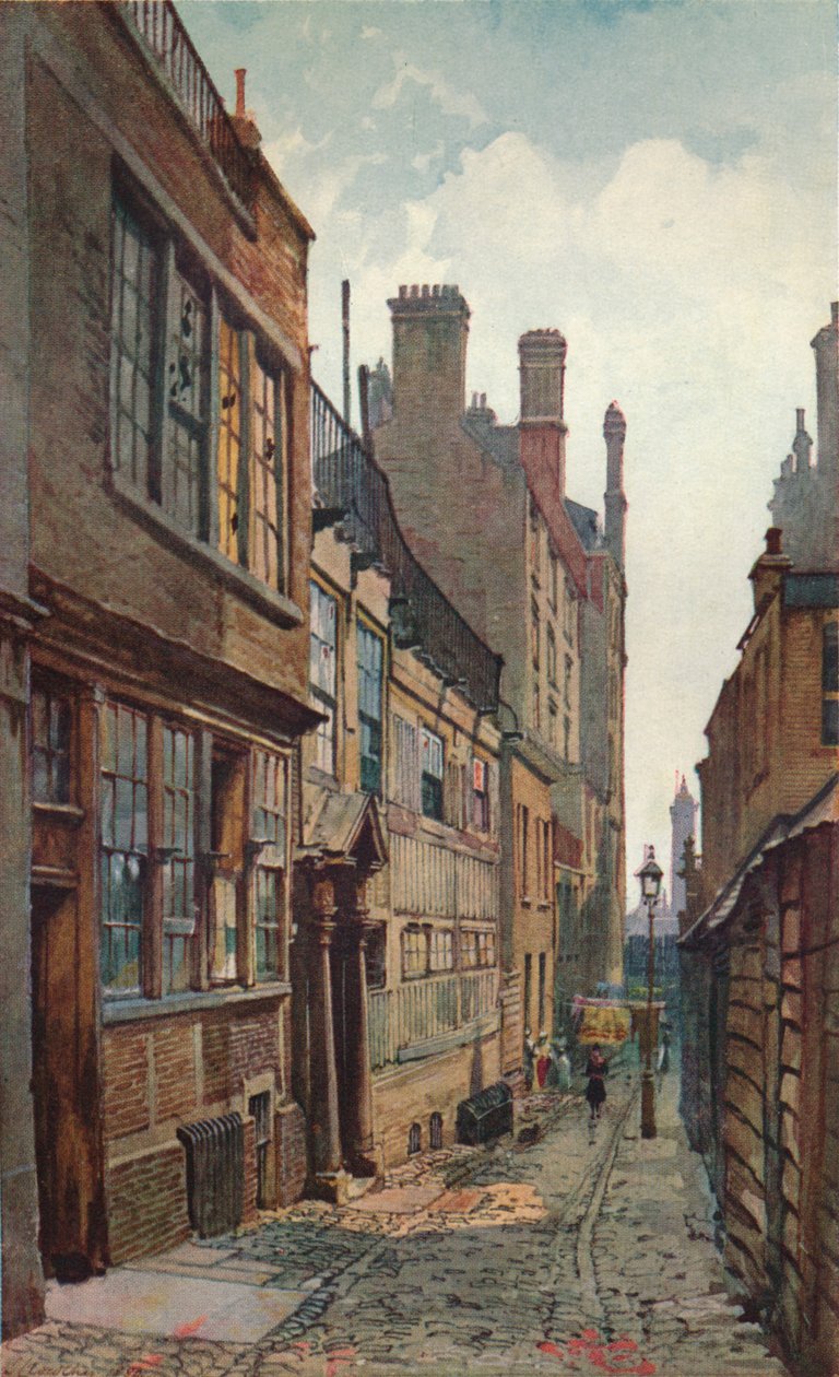 Strand Lane, Pohled směrem k řece, 1926 od John Crowther