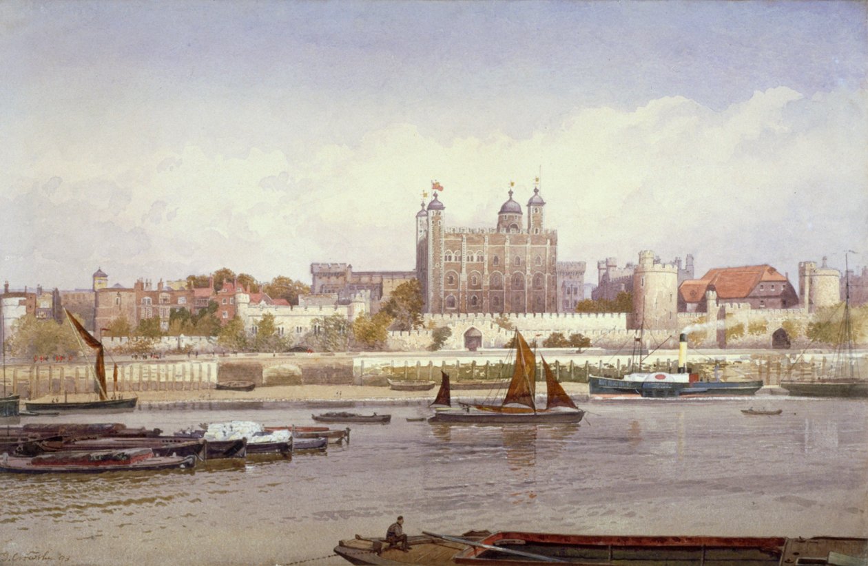 Tower of London, 1893 od John Crowther