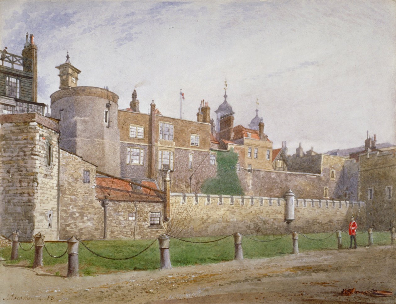 Tower of London, Stepney, Londýn, 1883 od John Crowther