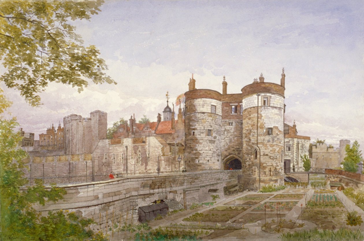 Tower of London, Stepney, Londýn, 1883 od John Crowther