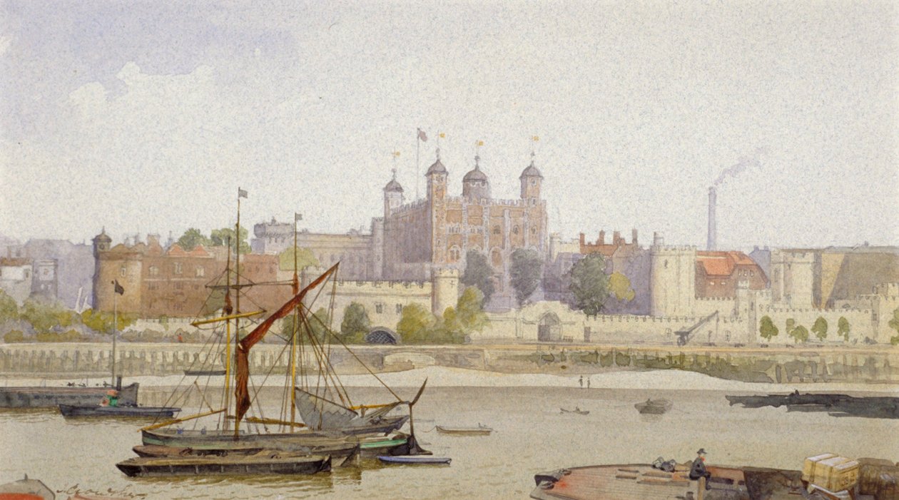 Tower of London, Stepney, Londýn, c1883 od John Crowther