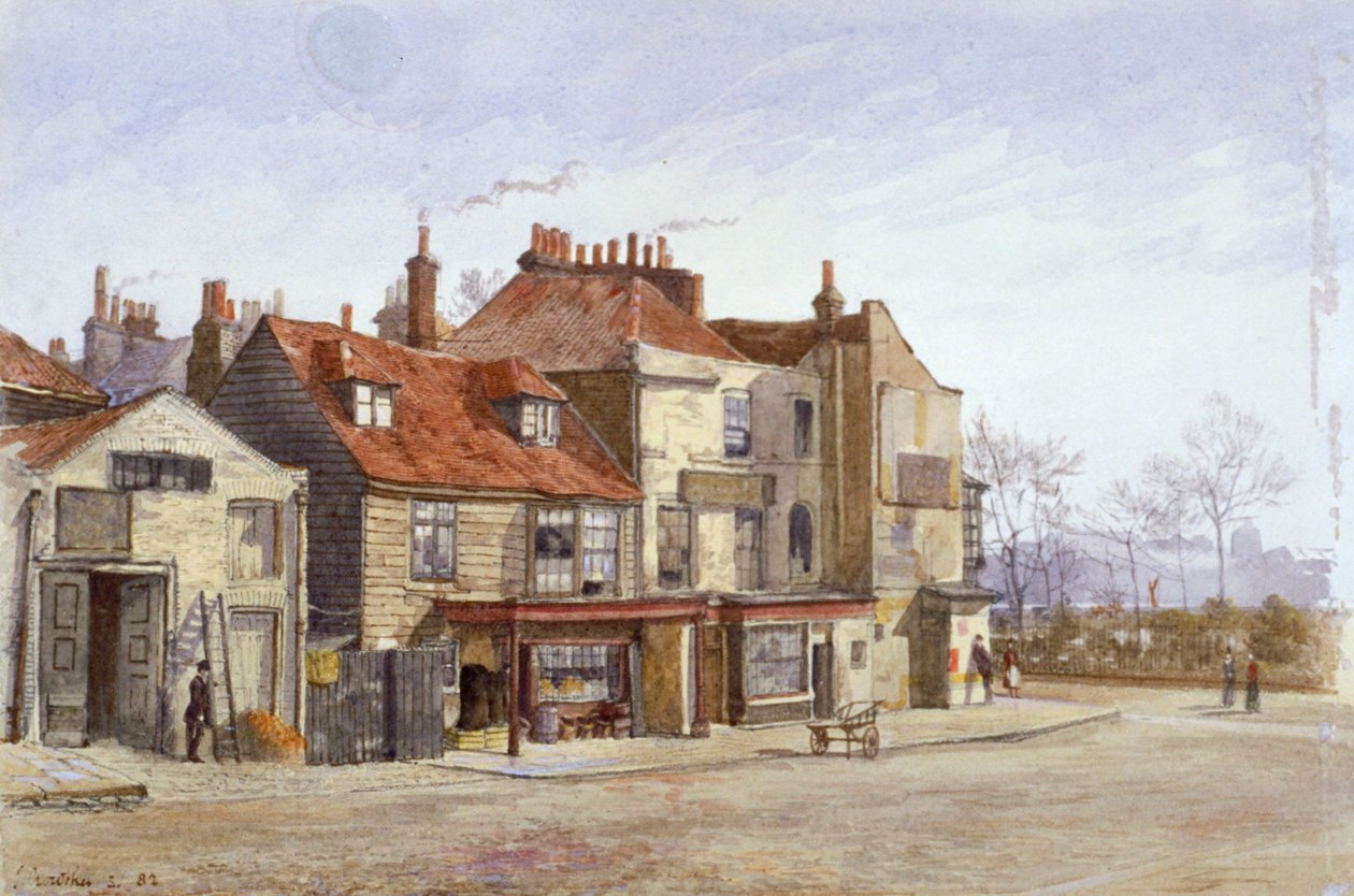 Pohled na Lawrence Street, Chelsea, Londýn, 1882 od John Crowther