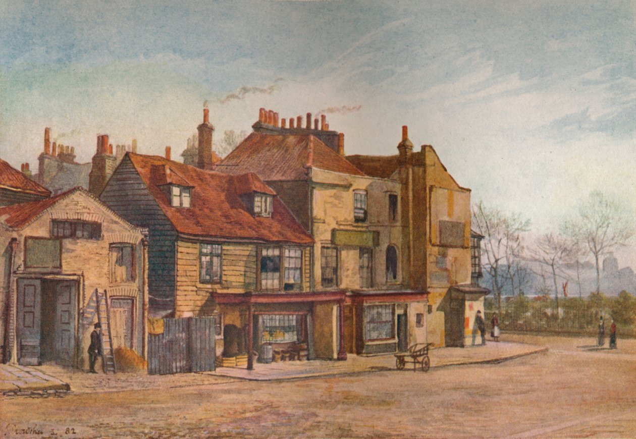 Pohled na Lawrence Street, Chelsea, Londýn, 1882 od John Crowther