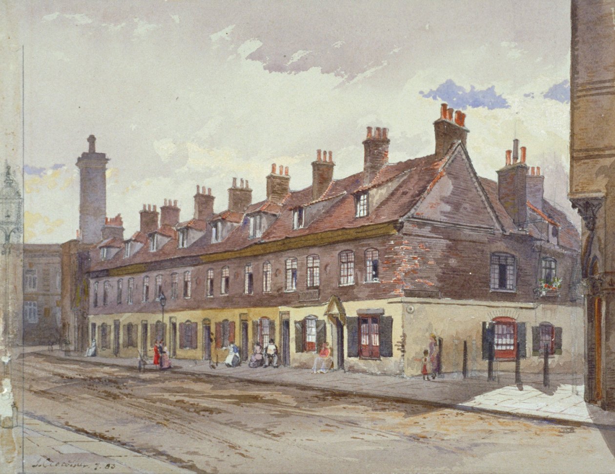 Pohled na Old Pye Street, Westminster, Londýn, 1883 od John Crowther