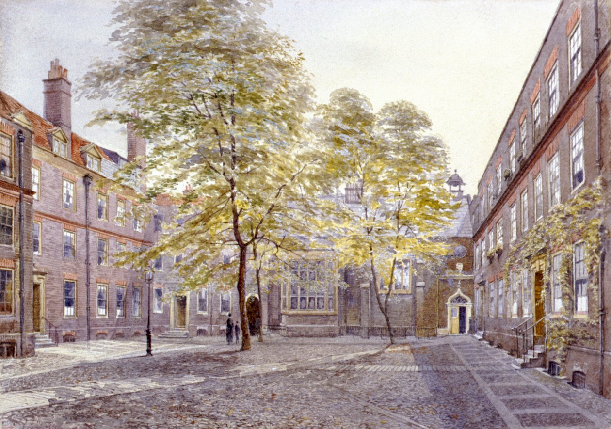 Pohled na Staple Inn, Londýn, 1882 od John Crowther