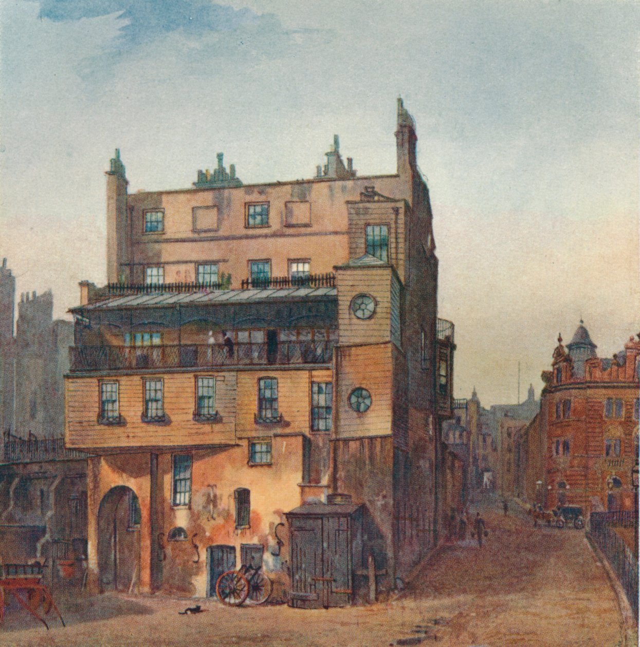 Pohled na dům, Cecil Street, Westminster, Londýn, 1882 od John Crowther