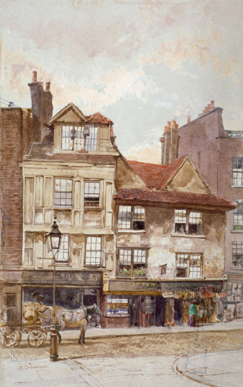Pohled na č. 87-89 Drury Lane, Westminster, Londýn, c1880 od John Crowther