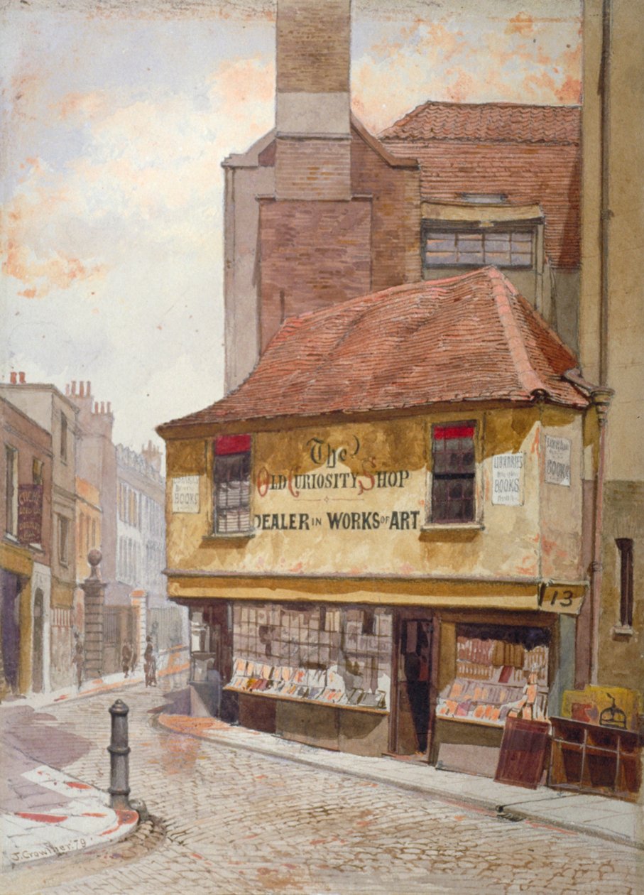 Pohled na Old Curiosity Shop, Portsmouth Street, Westminster, Londýn, 1879 od John Crowther