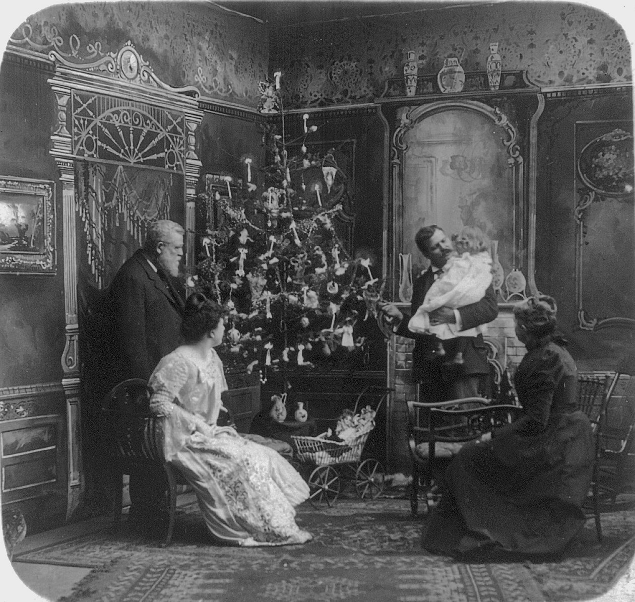 Co je domov bez lásky?, cca 1900 (č/b foto) od John D. Cress