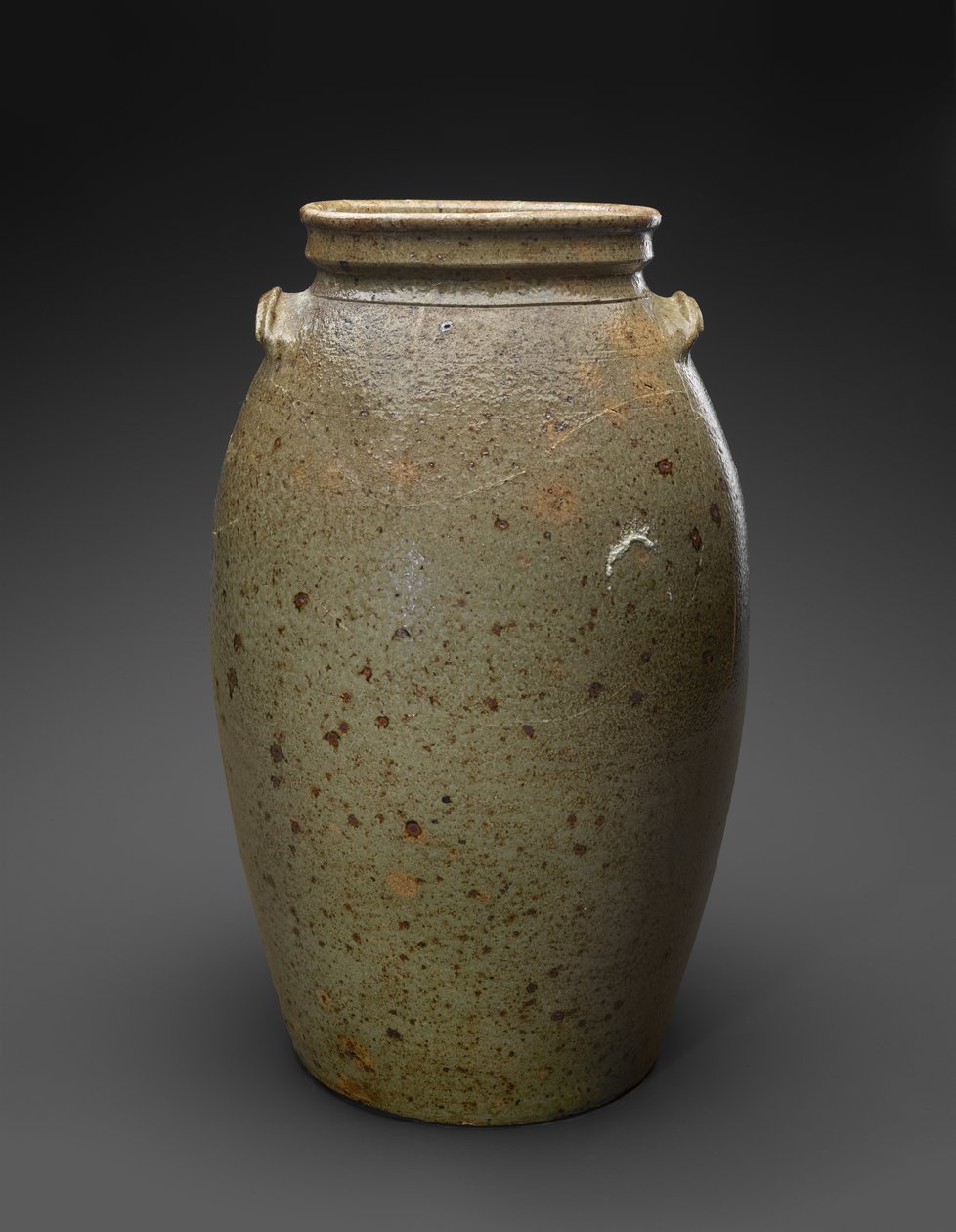 Churn, c. 1850-1883 (alkalická glazovaná kamenina) od John Davis (attr.to) Leopard