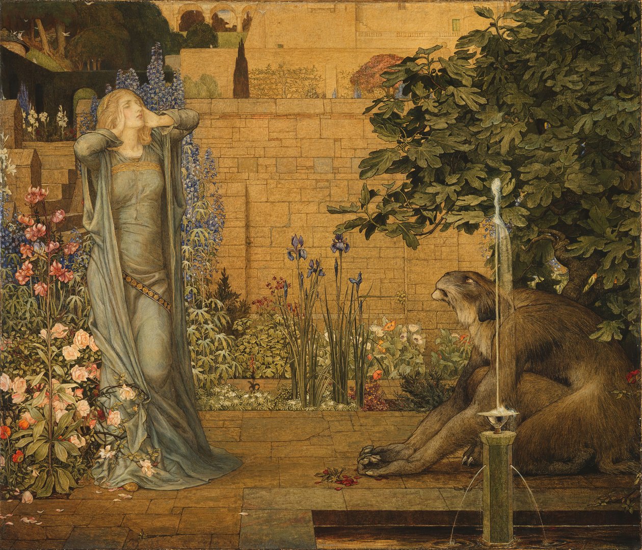 Kráska a zvíře, 1904. od John Dickson Batten