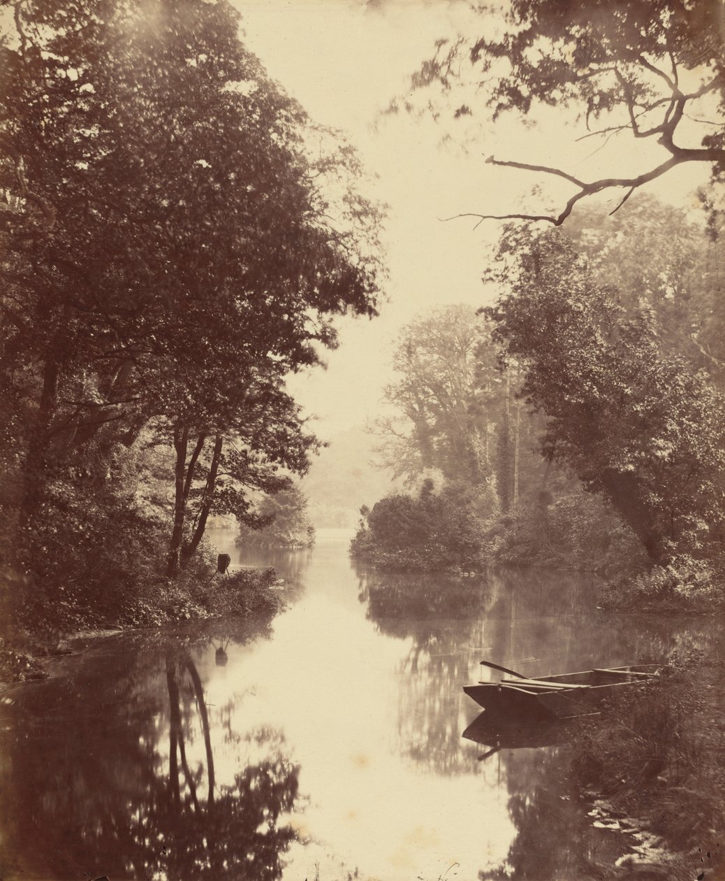 Letní večer, Penllergare od John Dillwyn Llewelyn