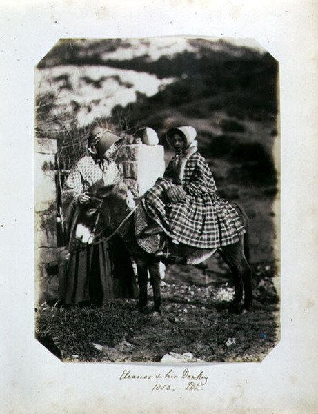 Eleanor a její osel od John Dillwyn Llewelyn