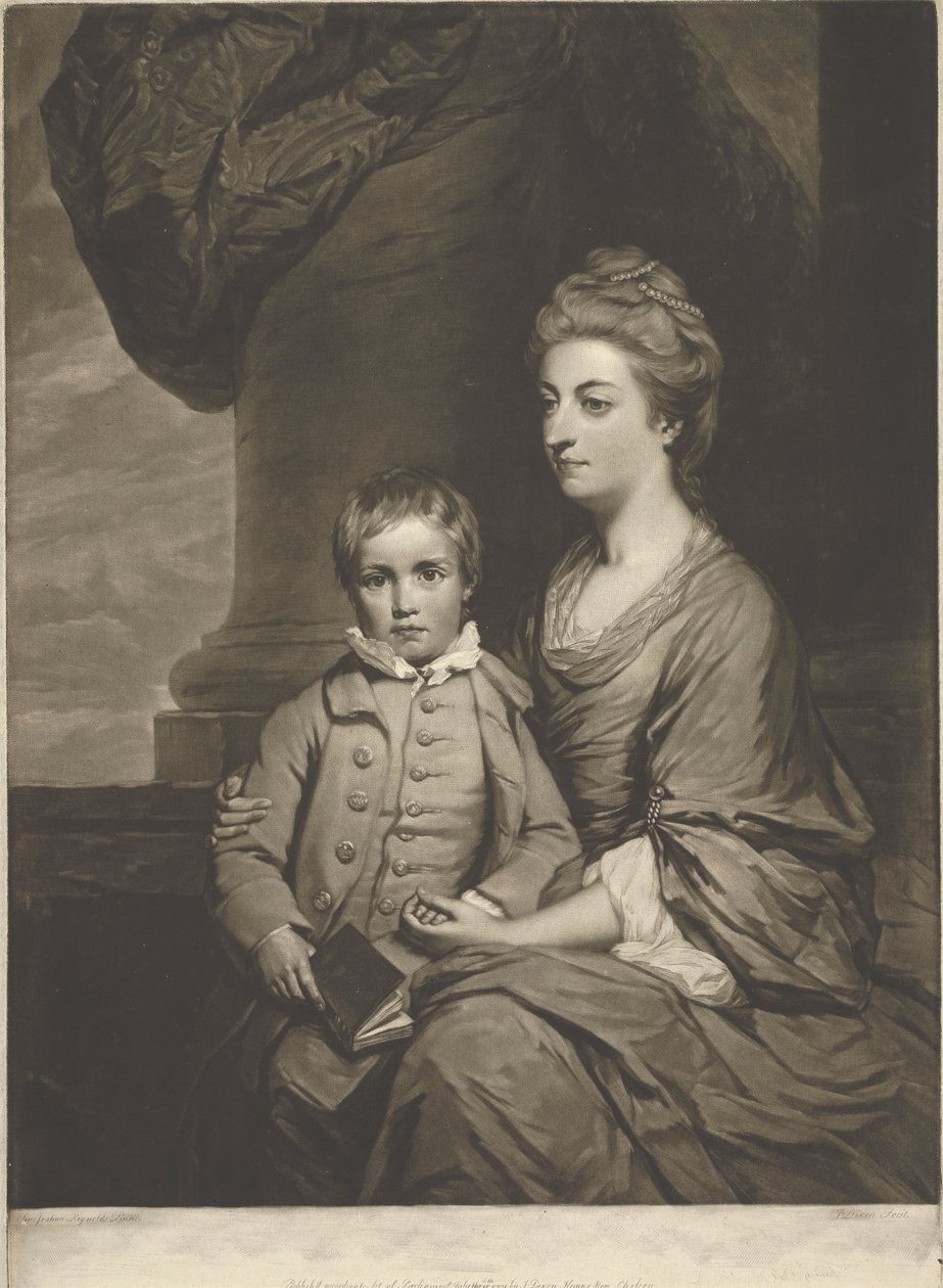 Elizabeth, hraběnka z Pembroke a Rt. Honble. Jiří, lord Herbert od John Dixon