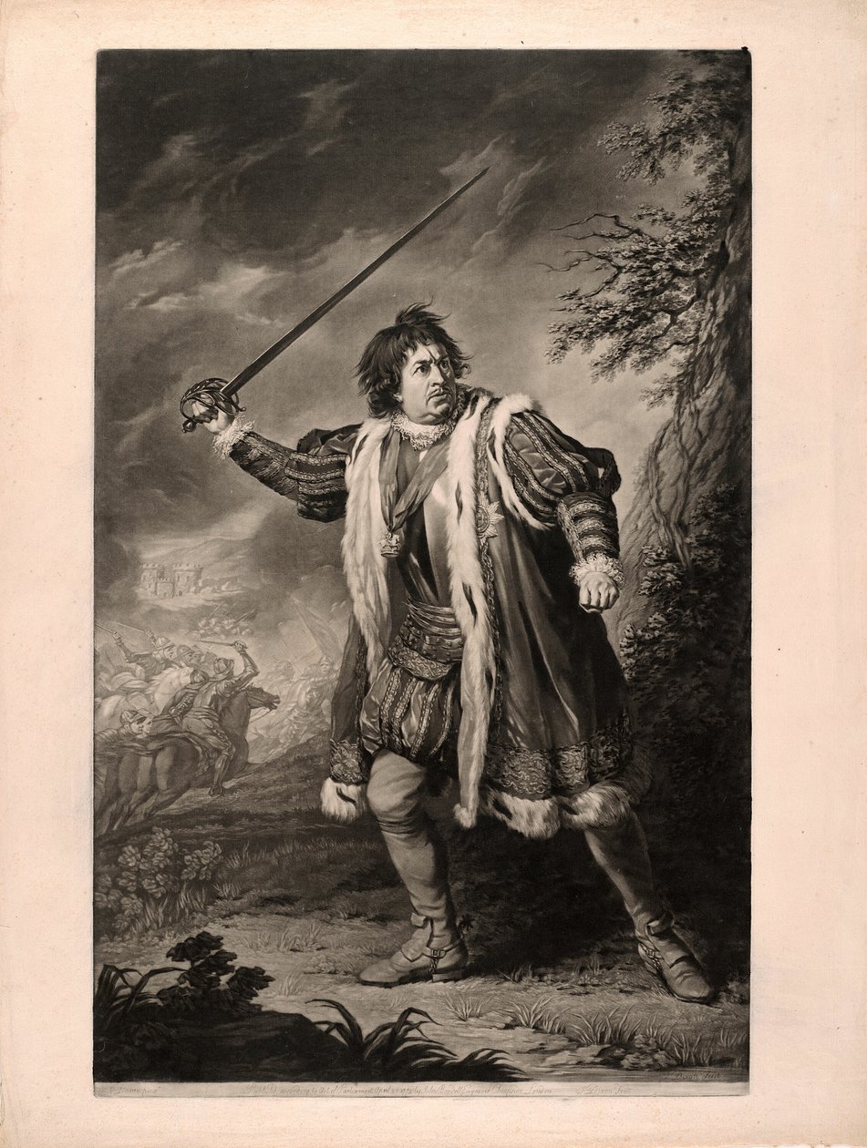 Pan Garrick ve filmu "Richard Třetí" od John Dixon