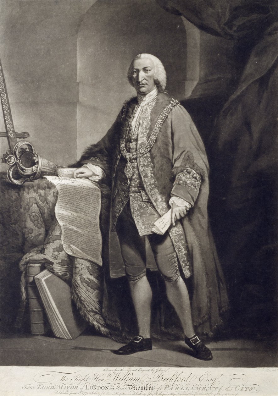 Správný ctihodný William Beckford Esquire (1709-1770) od John Dixon