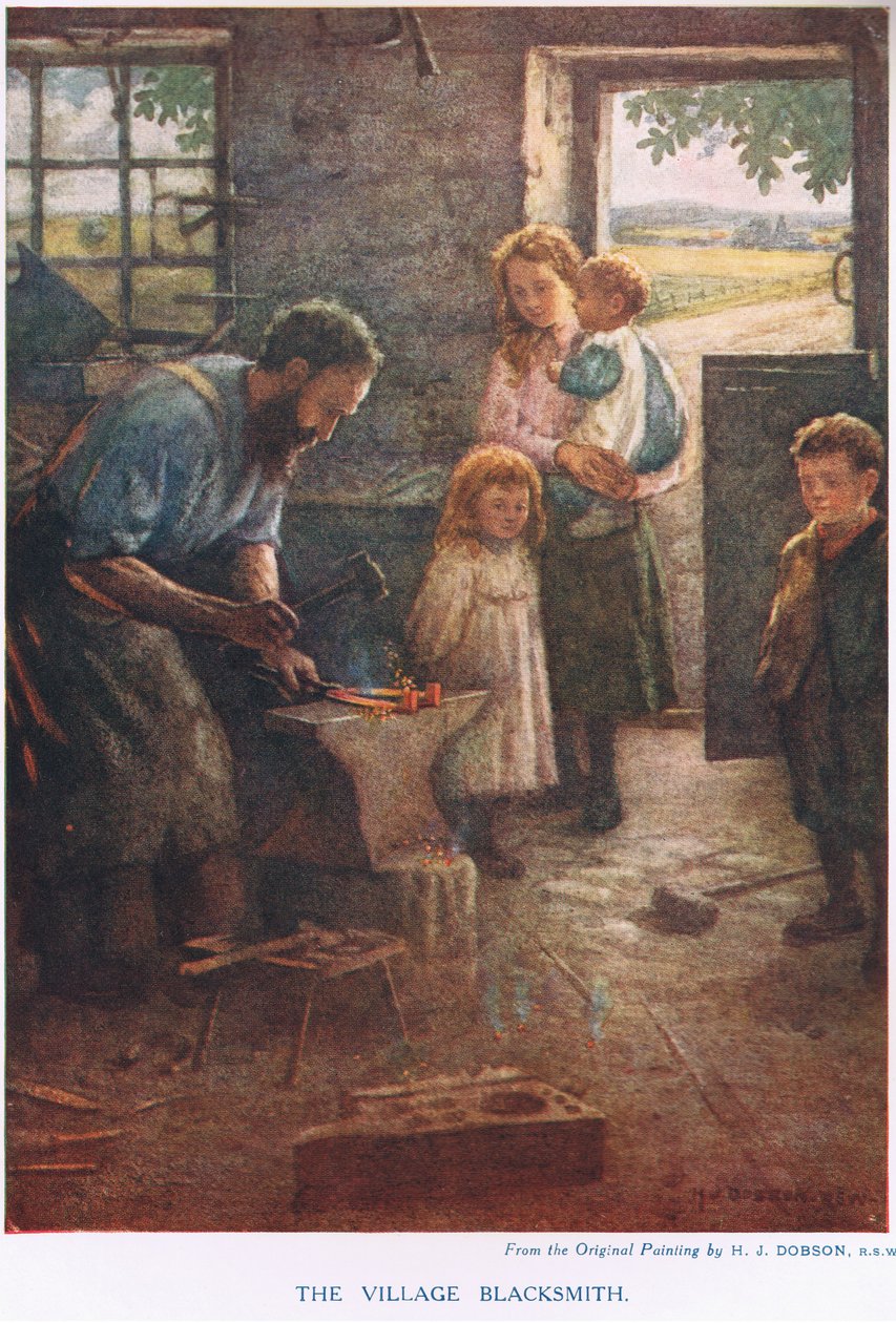 Vesnický kovář od John Dobson