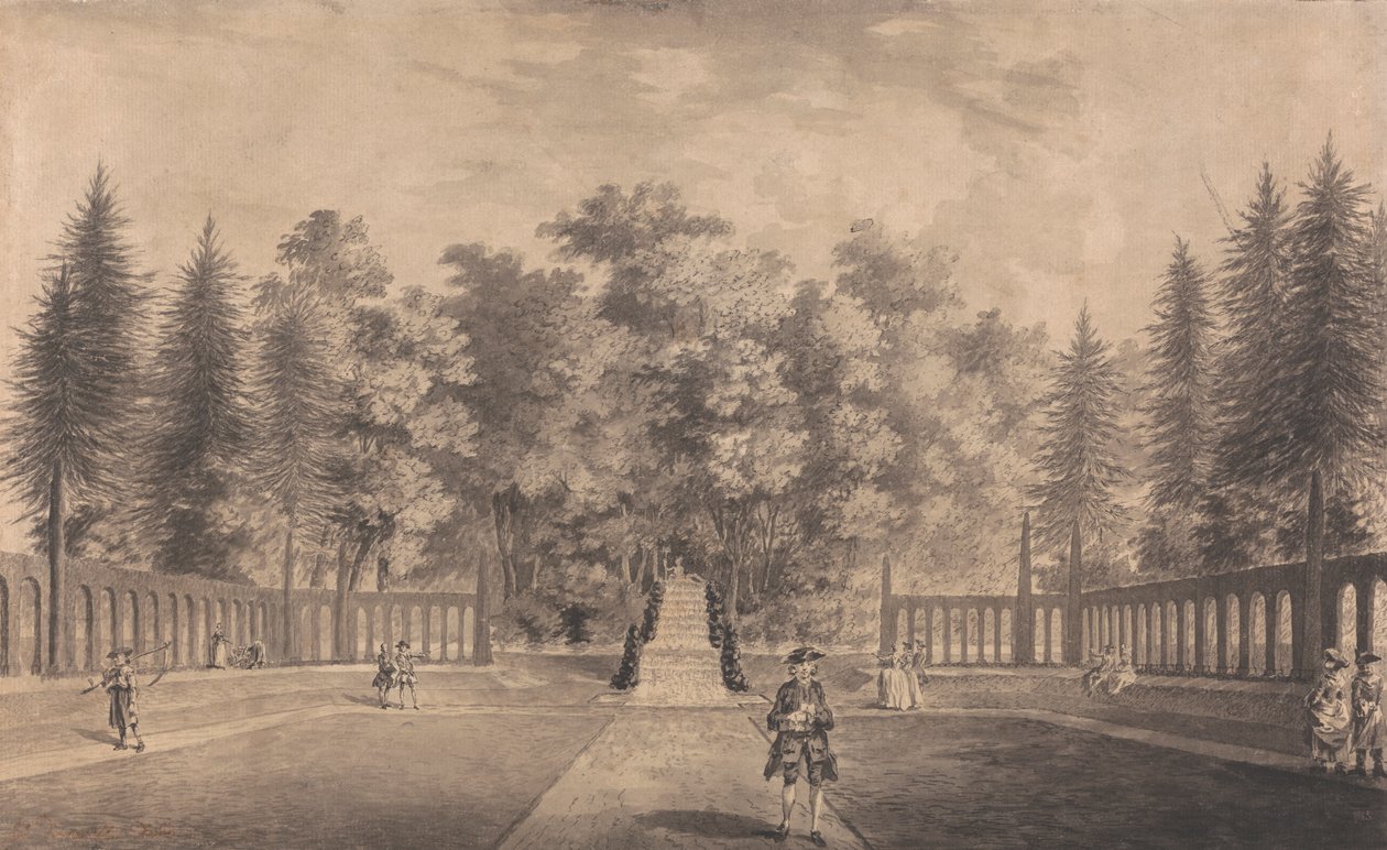 Pohled na Esq. Turnerova zahrada ve Valence v Kentu od John Donowell