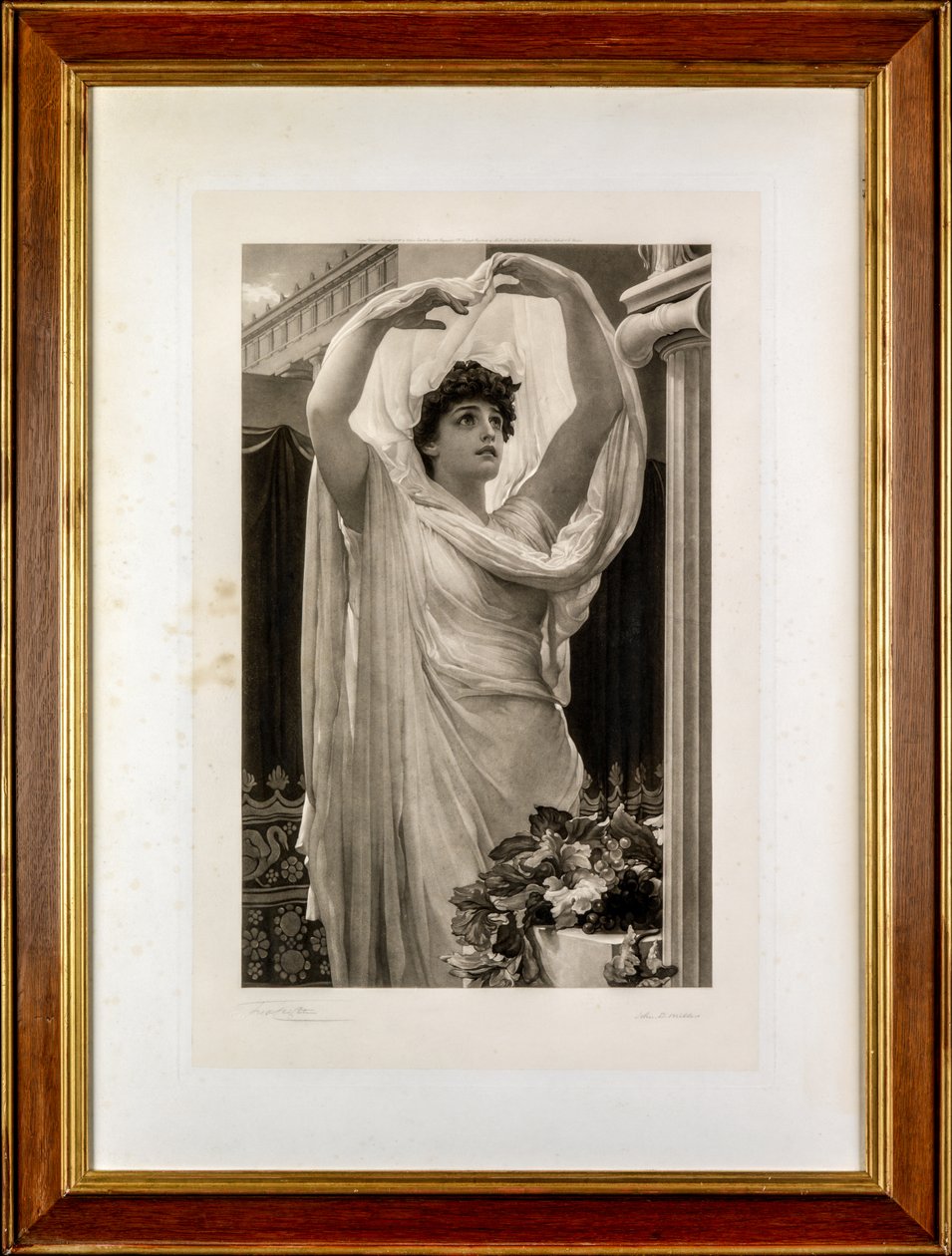 Vyvolání (mezzotinta) od John Douglas Miller