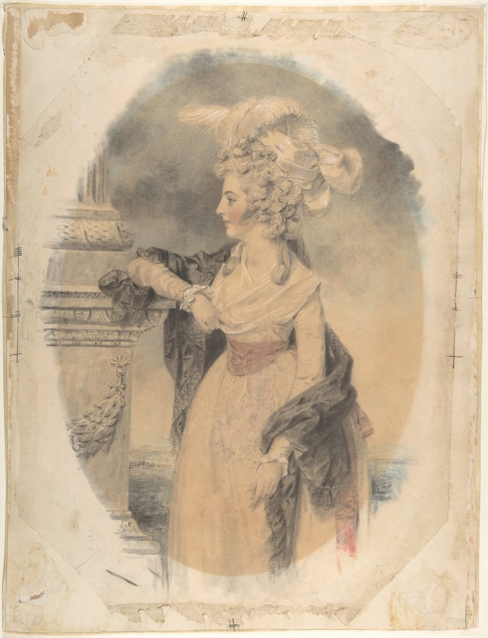 Elizabeth Ford, později Lady Colville z Culross, 1785. od John Downman