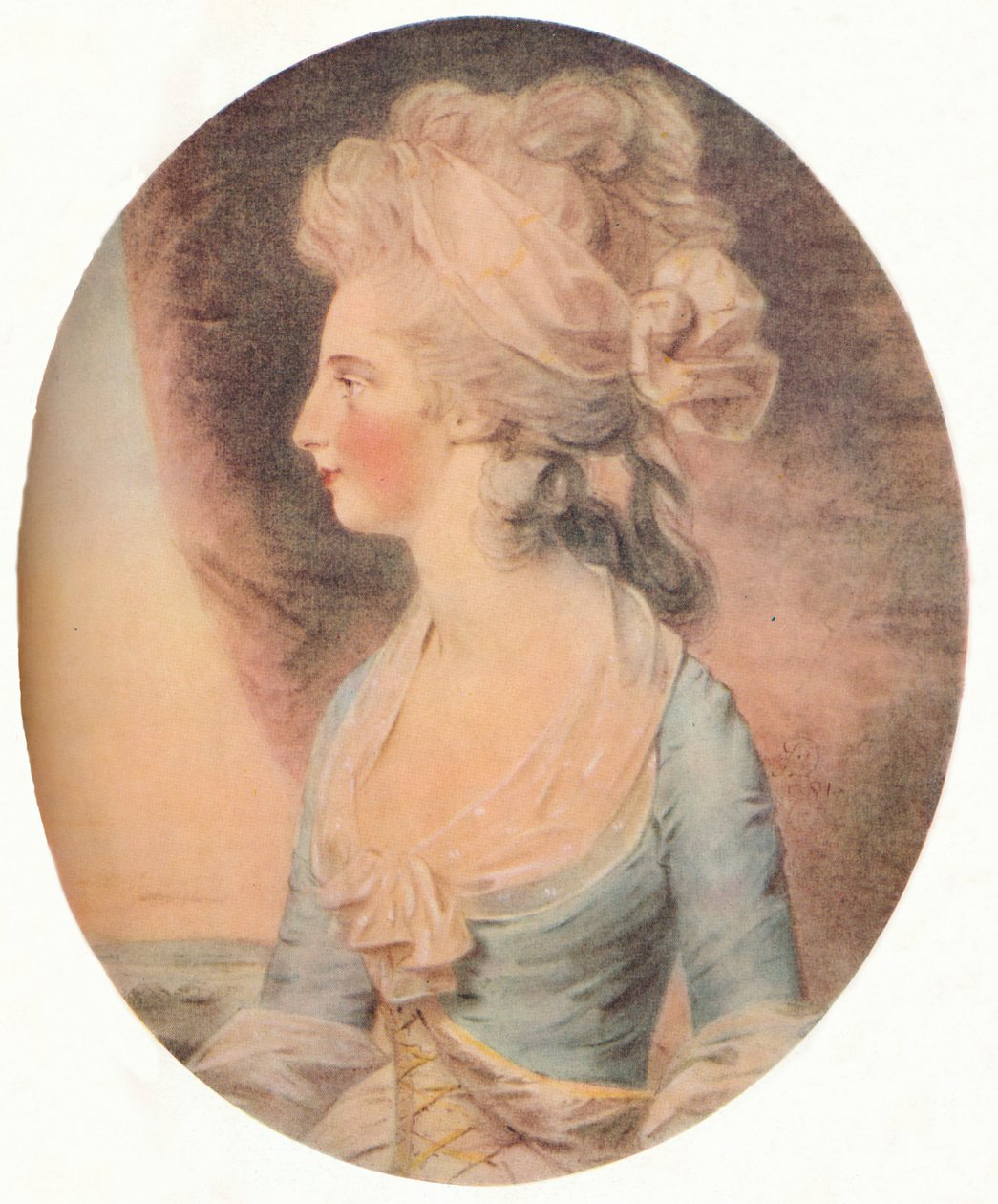 Mary Isabella, vévodkyně z Rutlandu, c1781 od John Downman