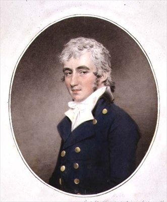Mr Keeble (nebo Keble) 1798 (křída, akvarel na papíře) od John Downman